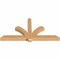 Ekena Millwork Redmond Smooth Timber Gable Bracket, Western Red Cedar, 84"W x 42"H x 5 1/2"D x 5 1/2"F, 12/12 Pitch GBW084X42X0606RED00SWR - alternate 2